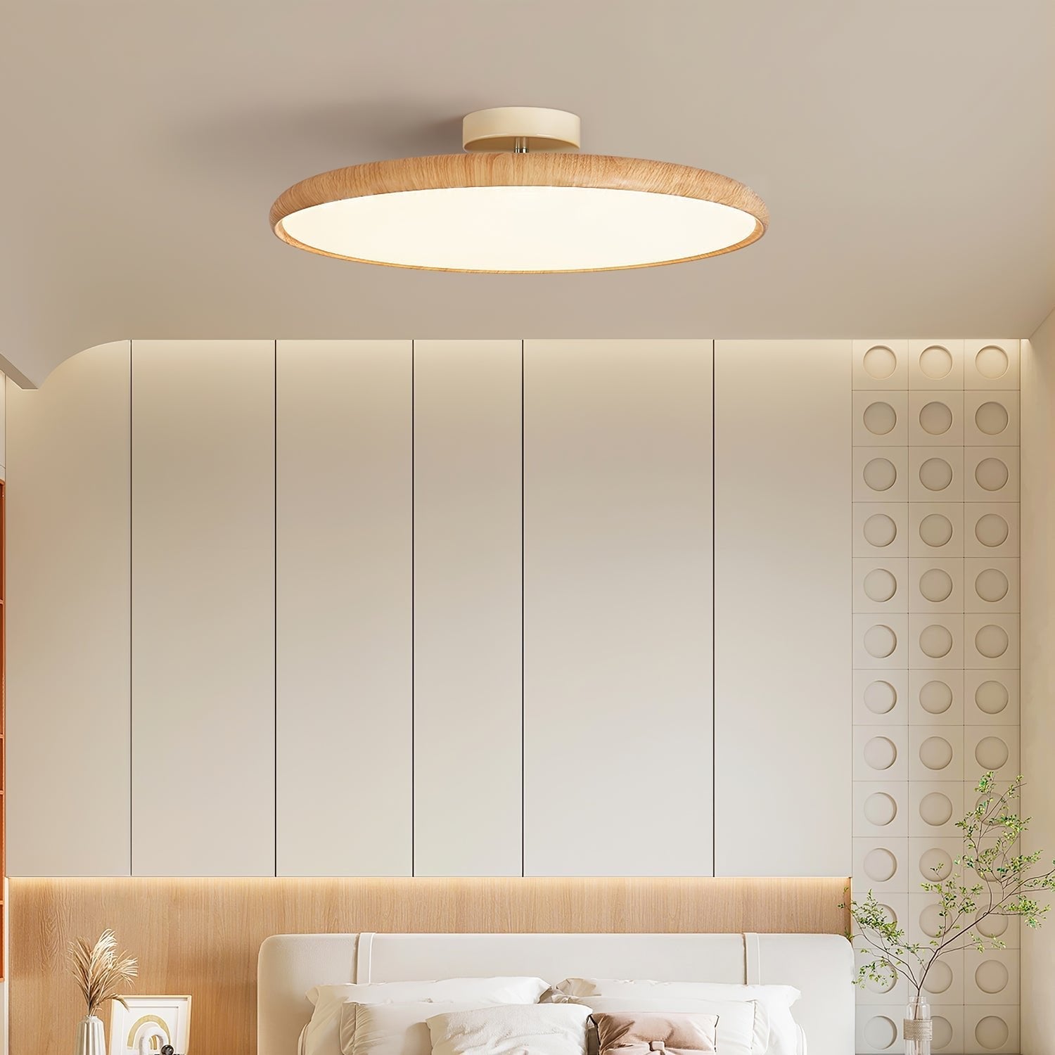 Leiza Houten Plafondlamp
