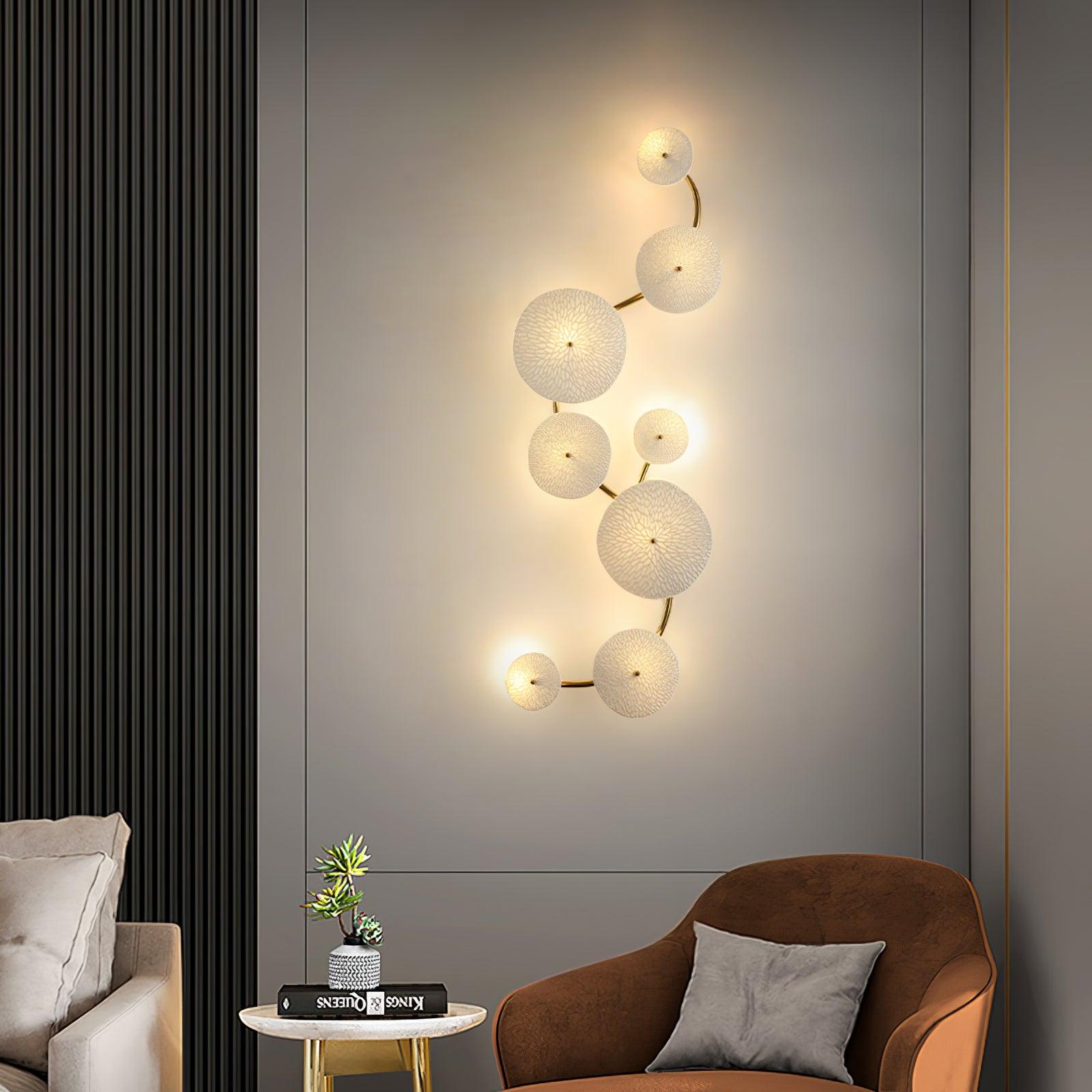 Lys Lotus Wandlamp