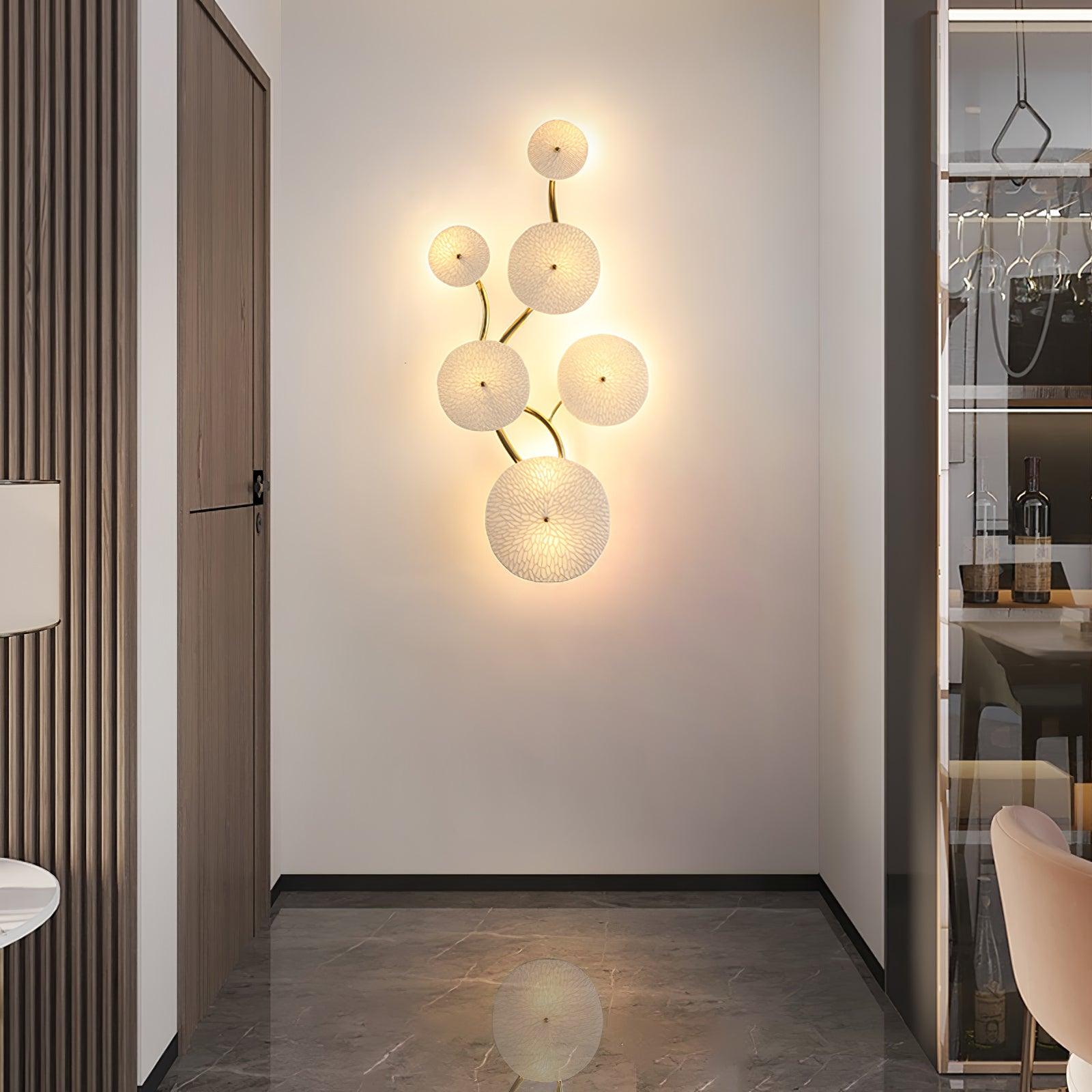 Lys Lotus Wandlamp