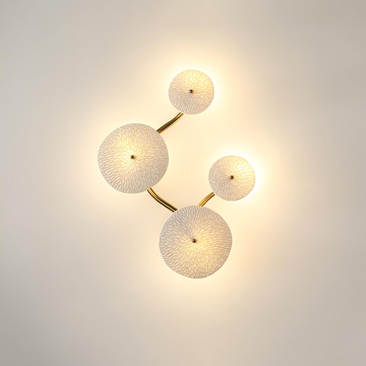 Lys Lotus Wandlamp