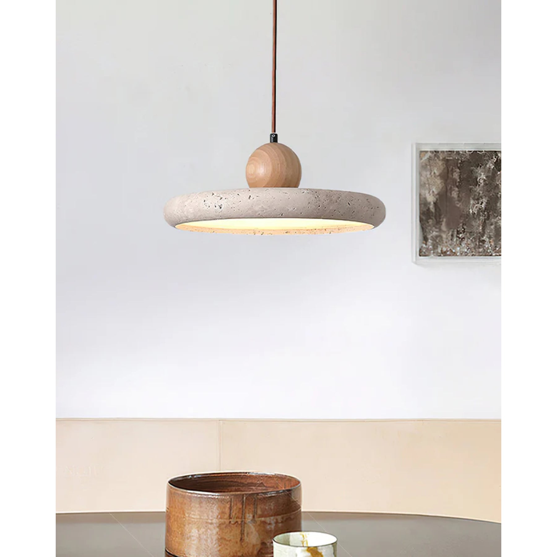 Quarvess Travertijn Hanglamp