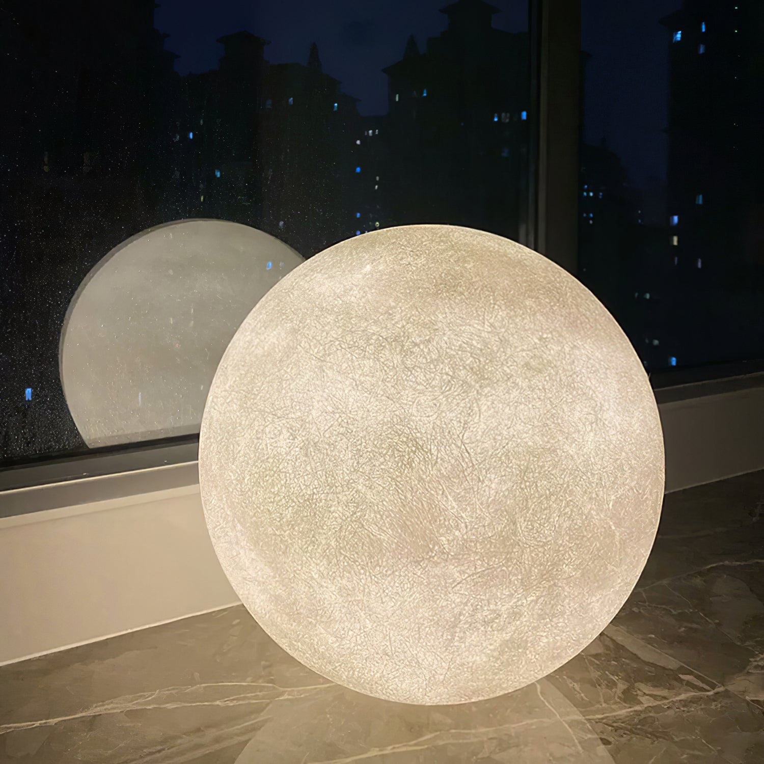 Lumza Maanvorm Vloerlamp