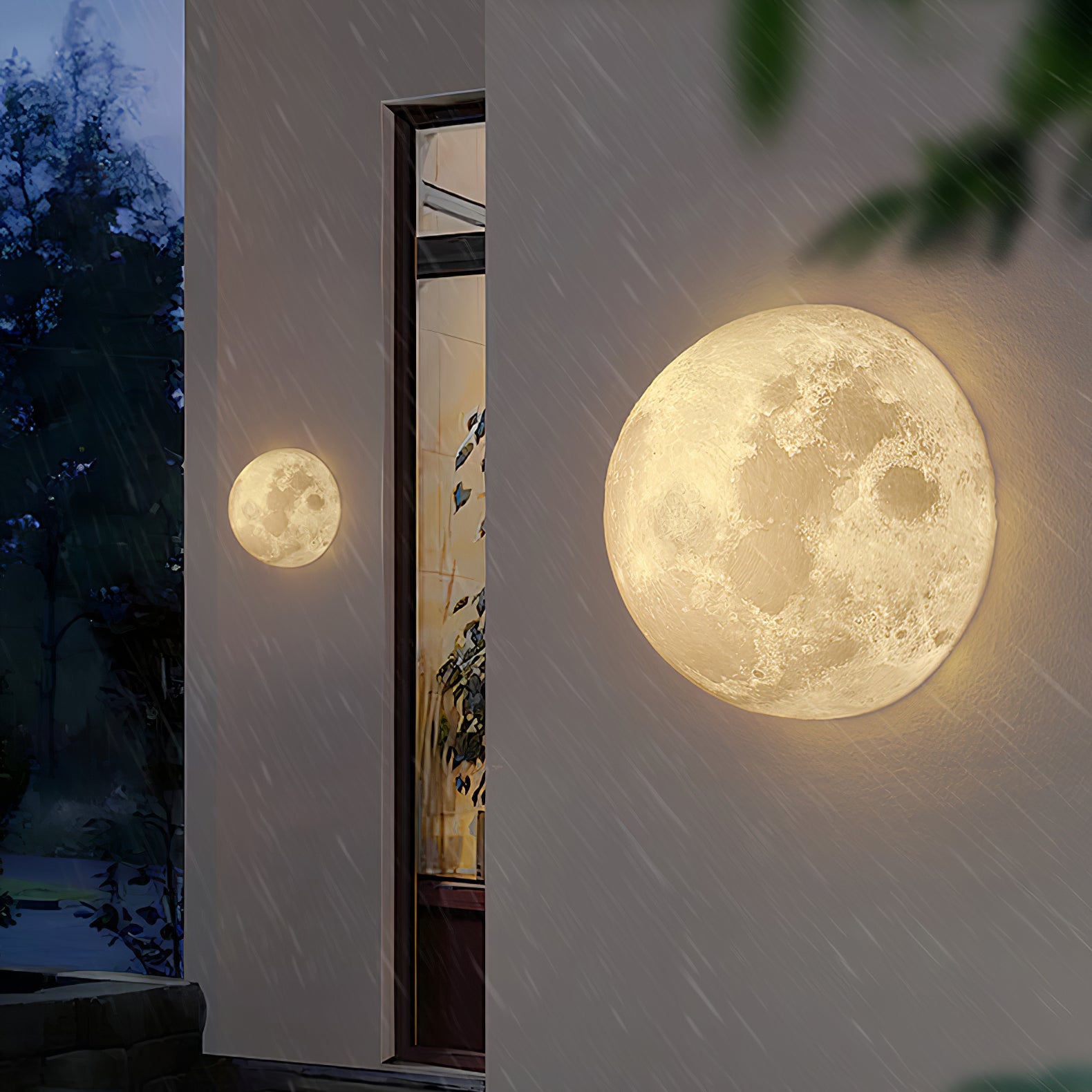 Tralvik Maanontwerp Wandlamp