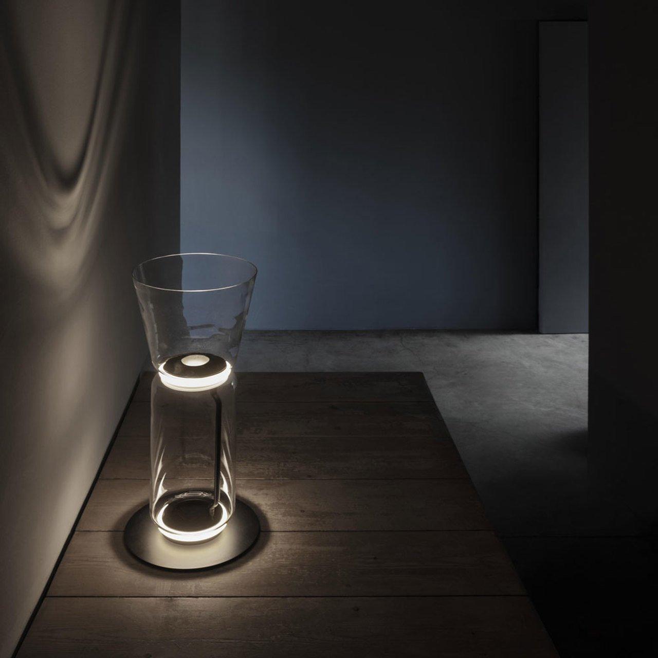 Teyylino Cilindrische Glazen Vloerlamp