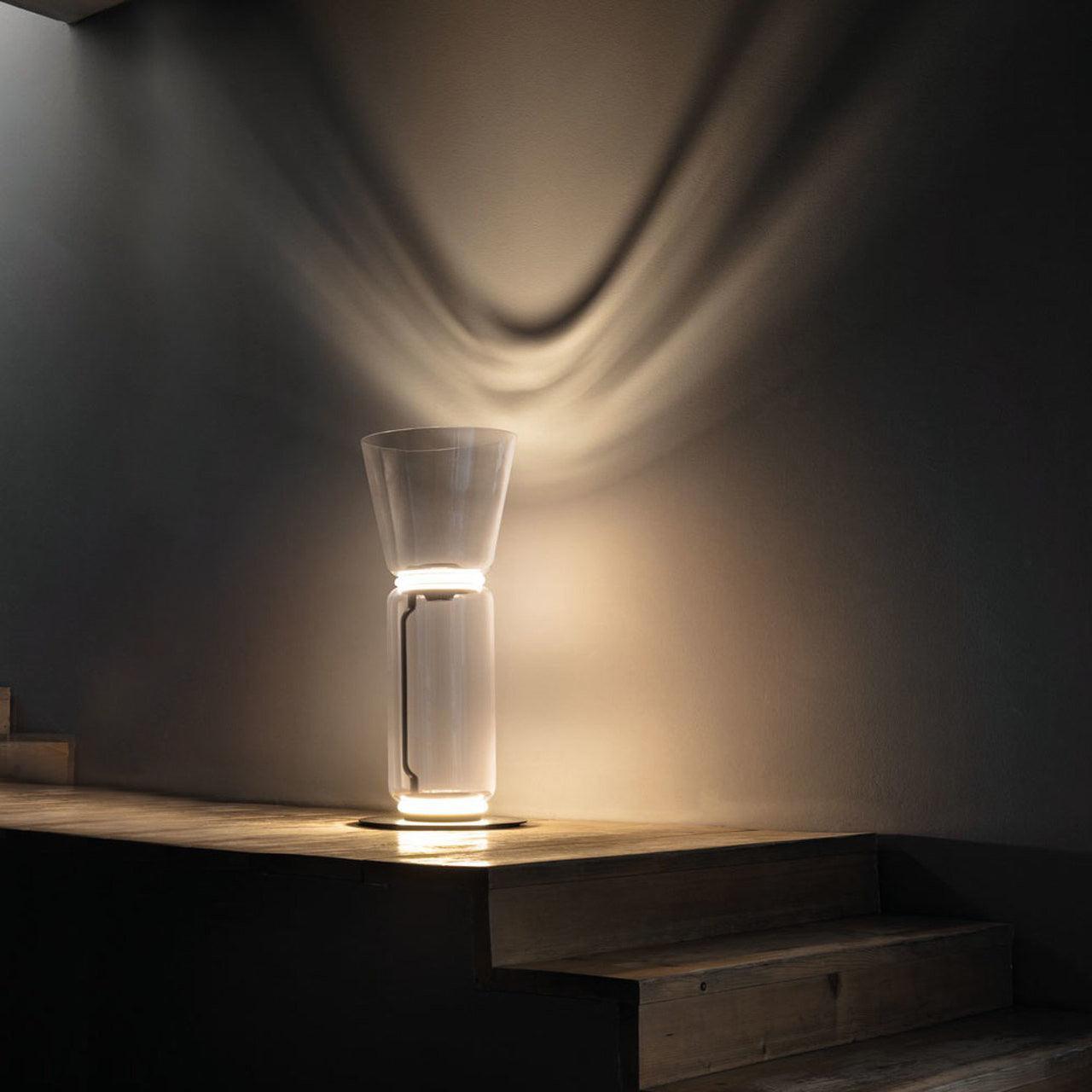 Teyylino Cilindrische Glazen Vloerlamp