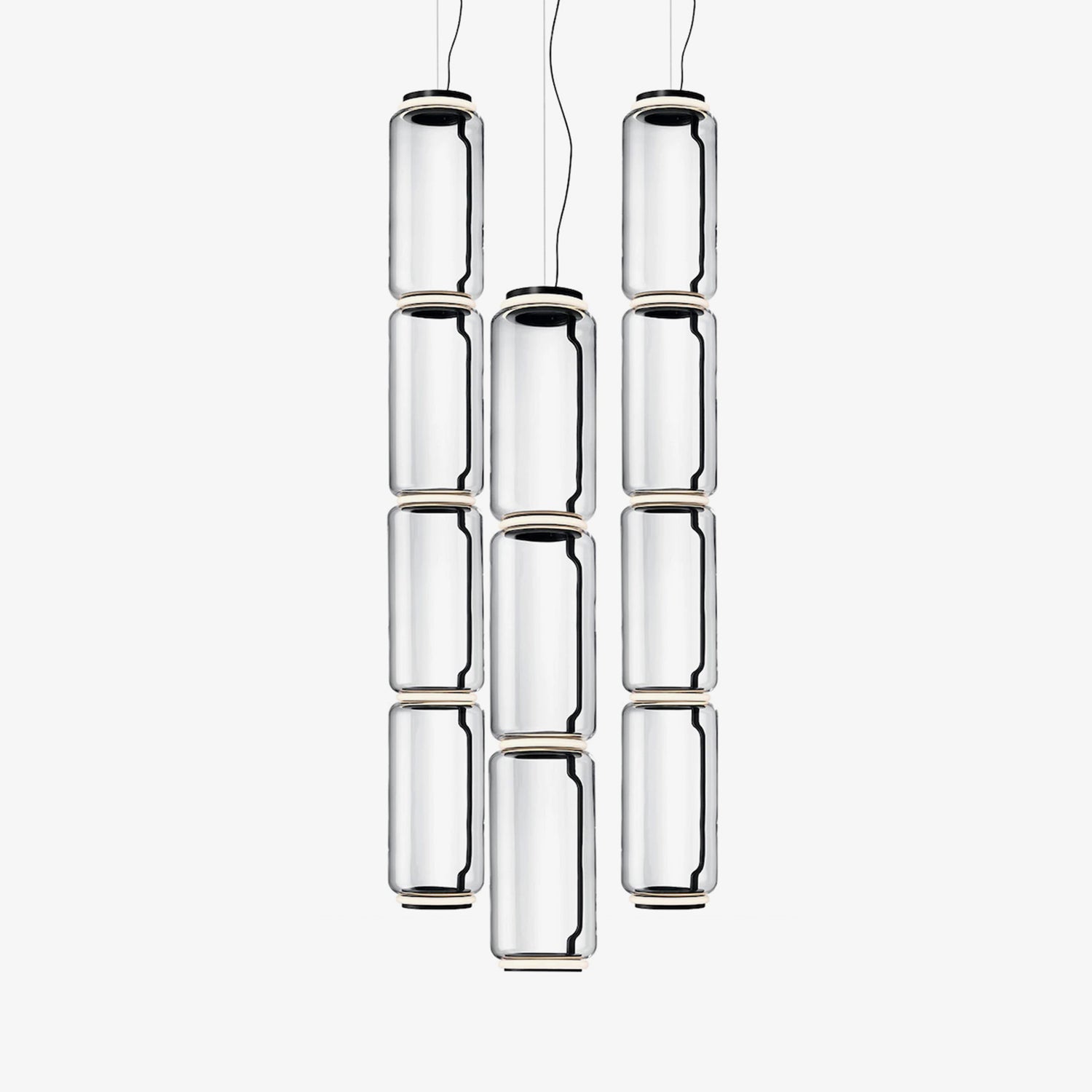 Teyylino Cilindrische Glazen Hanglamp
