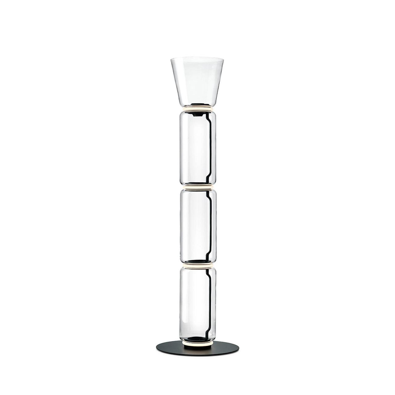 Teyylino Cilindrische Glazen Vloerlamp