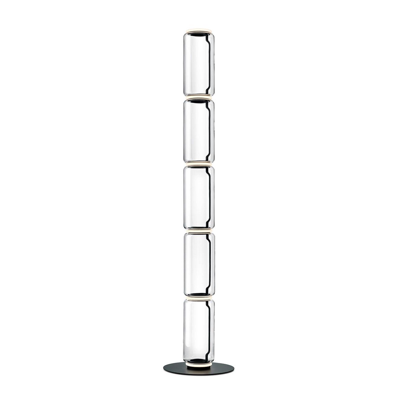 Teyylino Cilindrische Glazen Vloerlamp