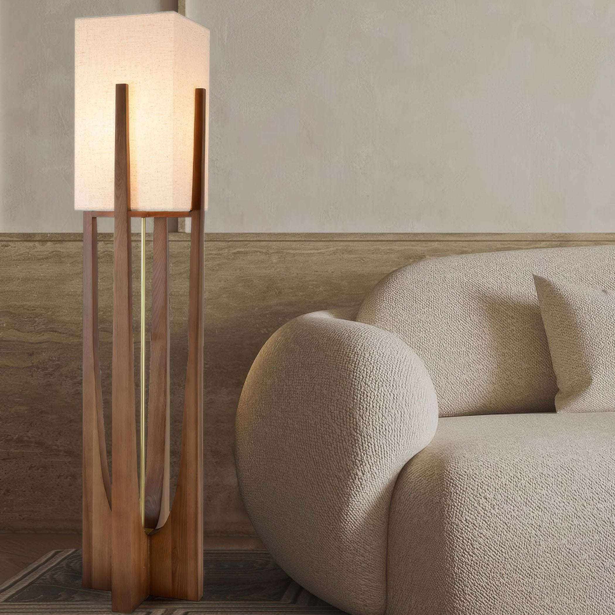 Velin Japanse Stijl Vloerlamp