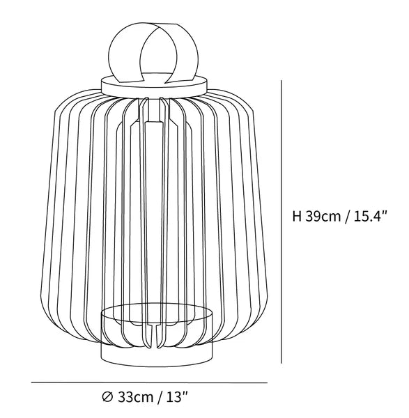 Caleno Outdoor Tafellamp