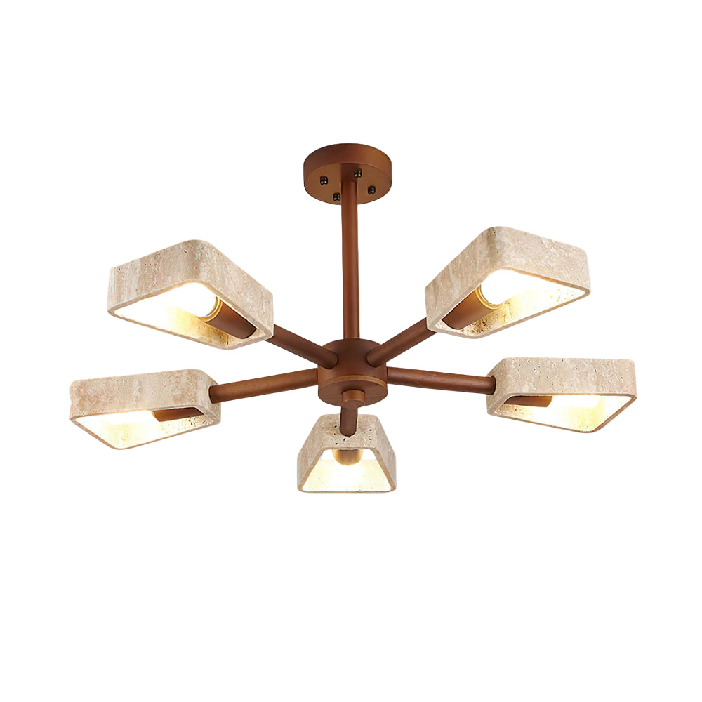 Welton Natuursteen Plafondlamp