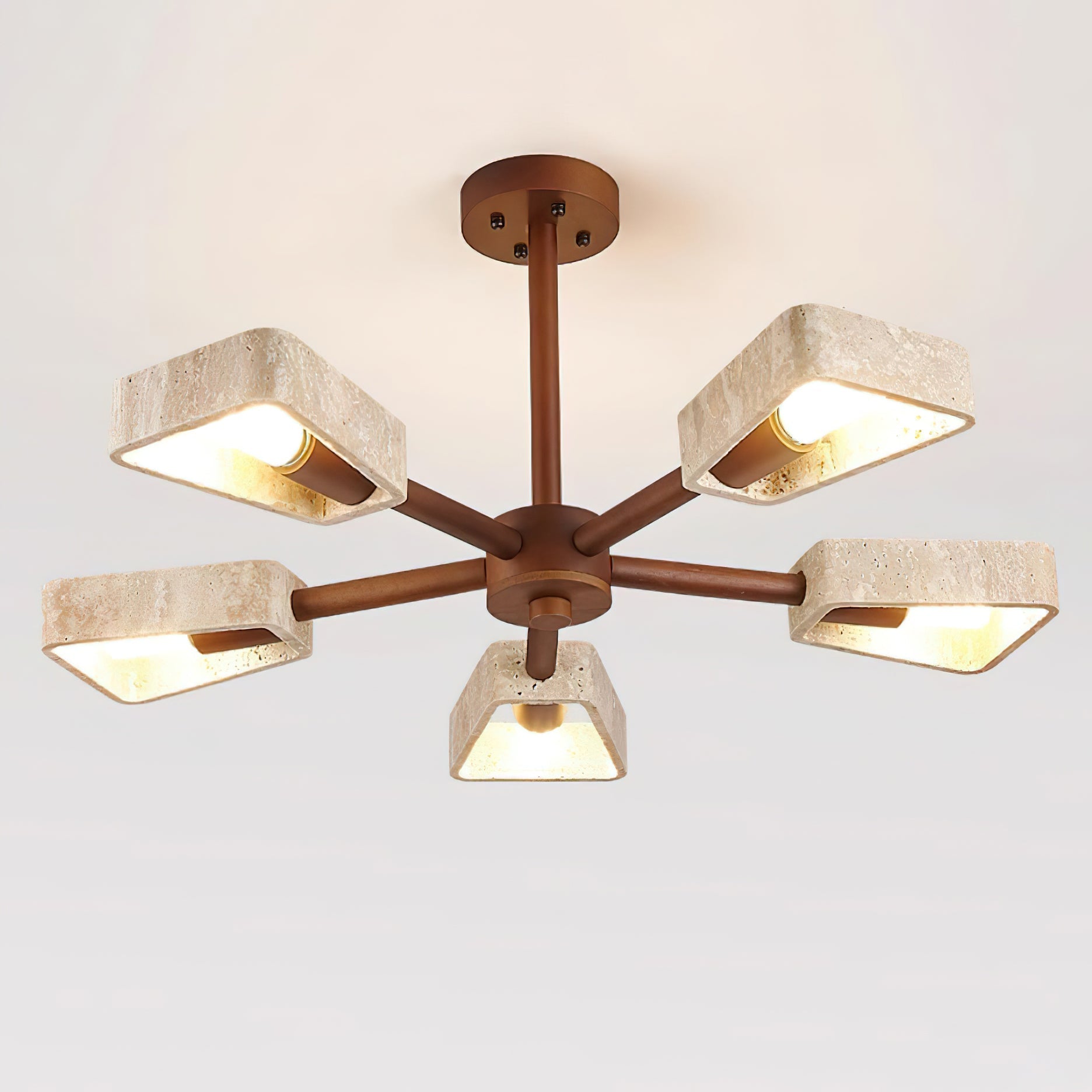 Welton Natuursteen Plafondlamp