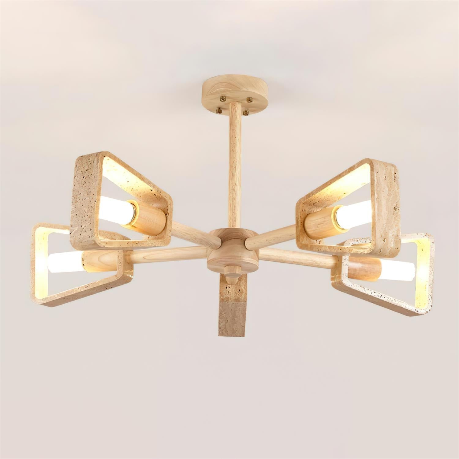 Welton Natuursteen Plafondlamp
