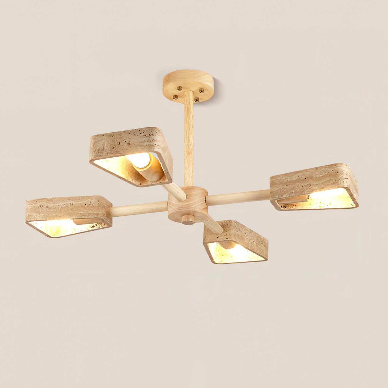 Welton Natuursteen Plafondlamp