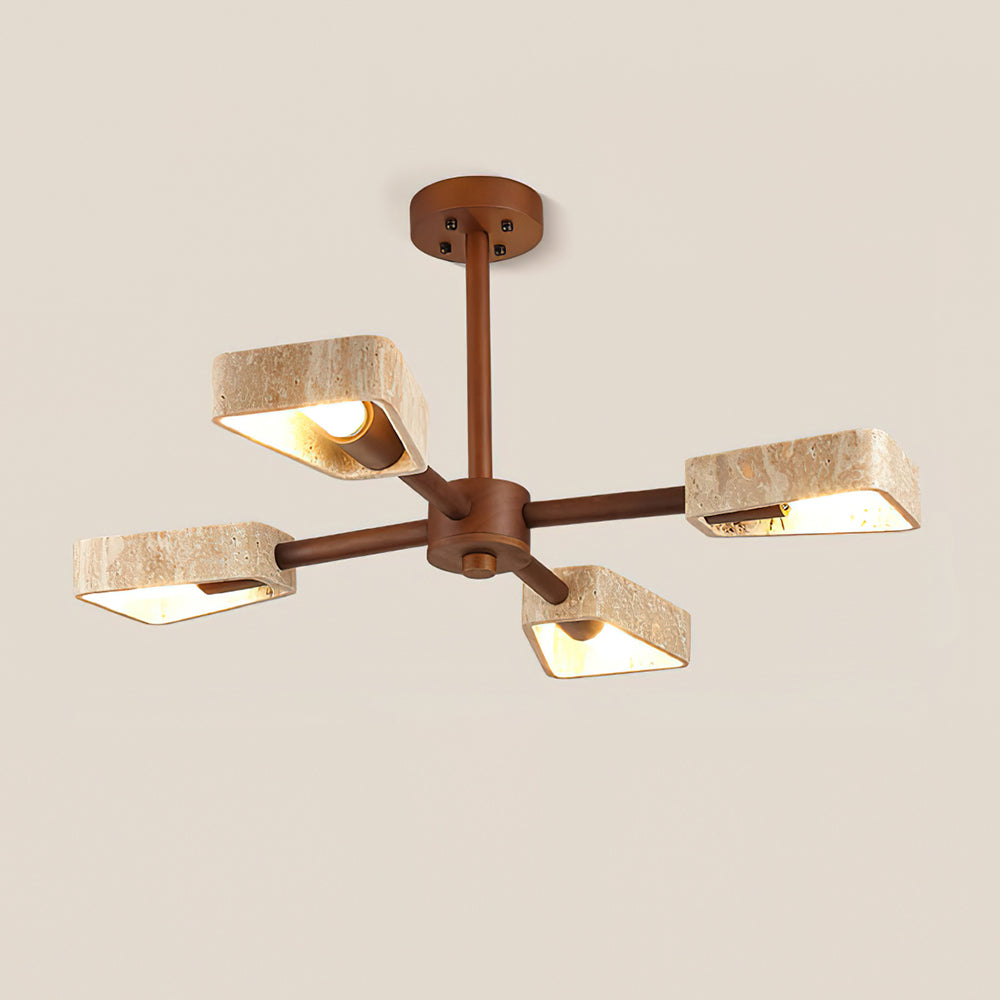 Welton Natuursteen Plafondlamp