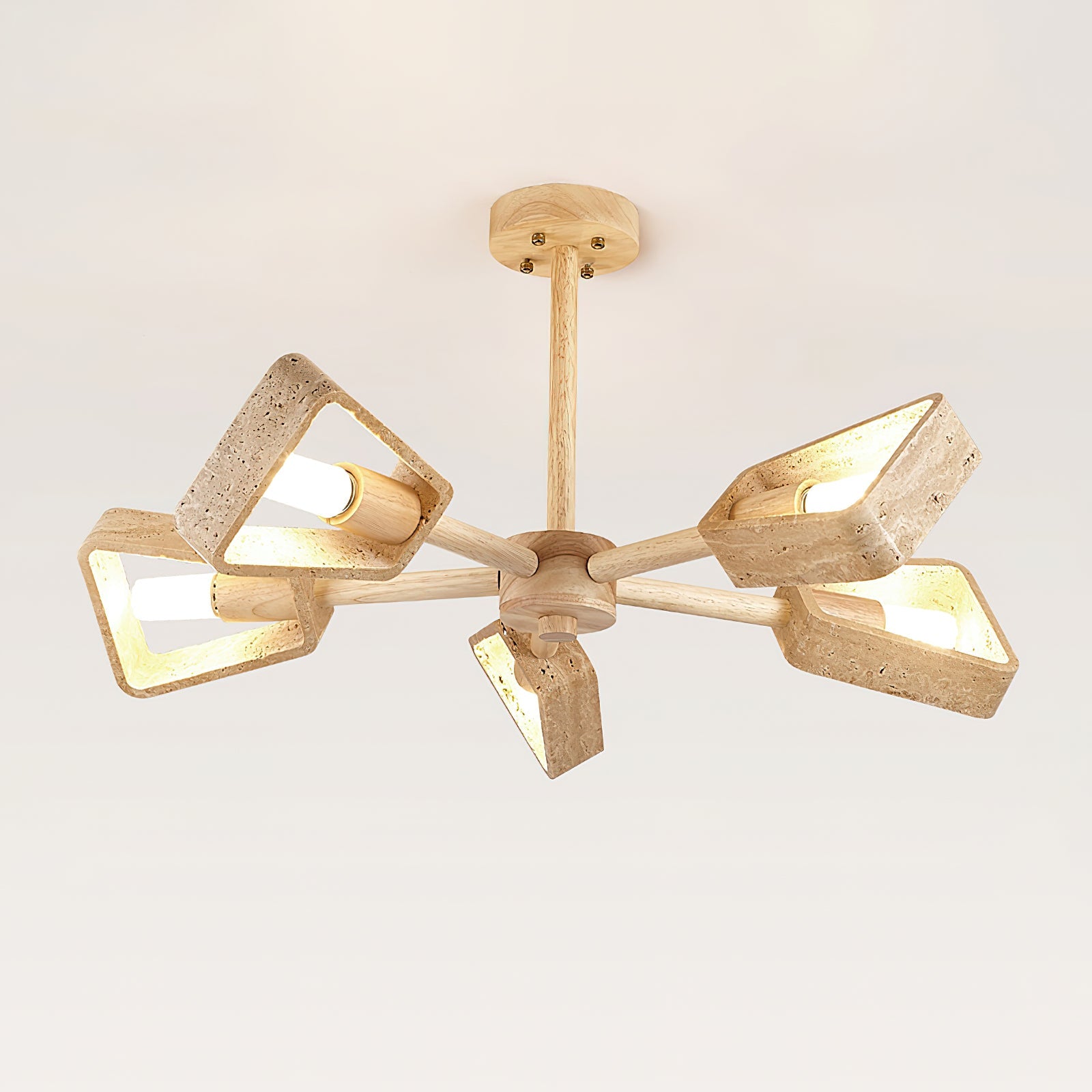 Welton Natuursteen Plafondlamp