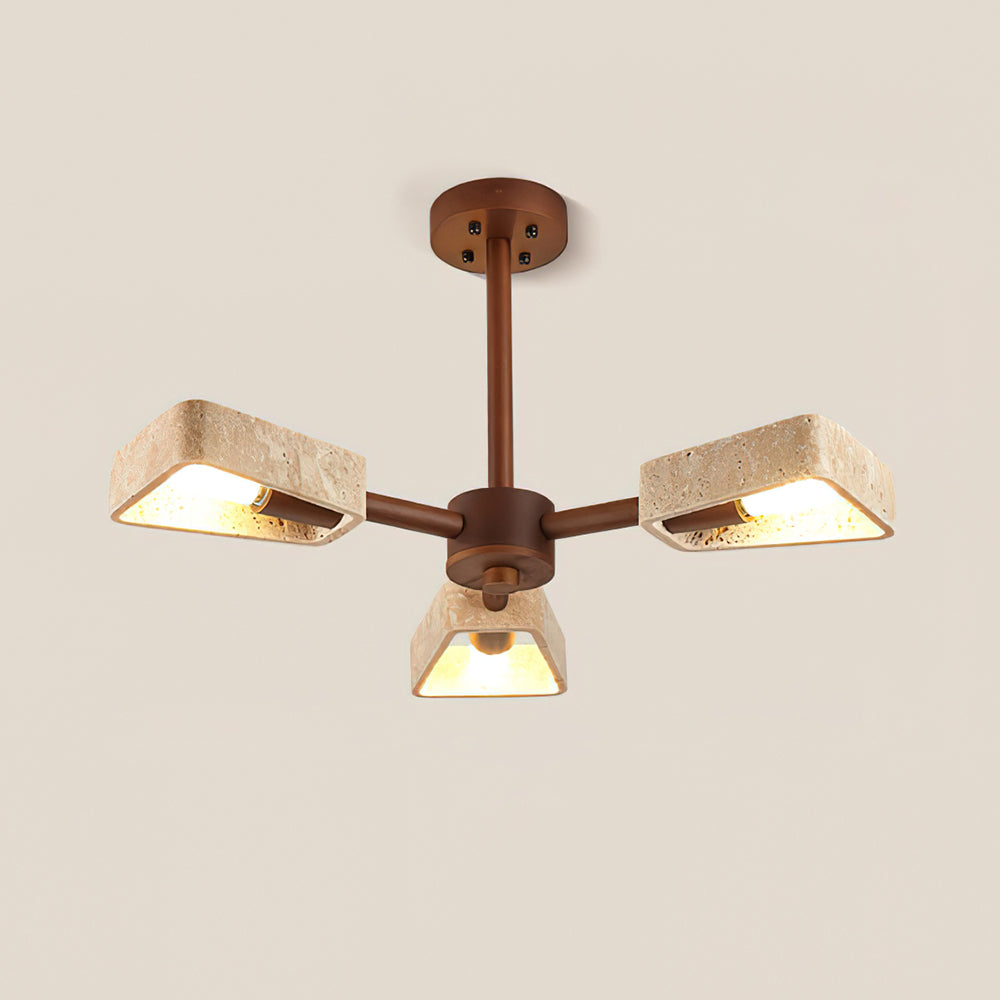 Welton Natuursteen Plafondlamp