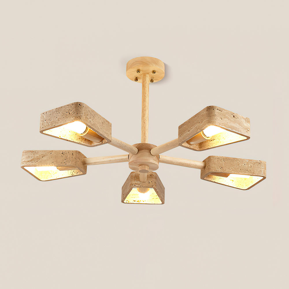 Welton Natuursteen Plafondlamp