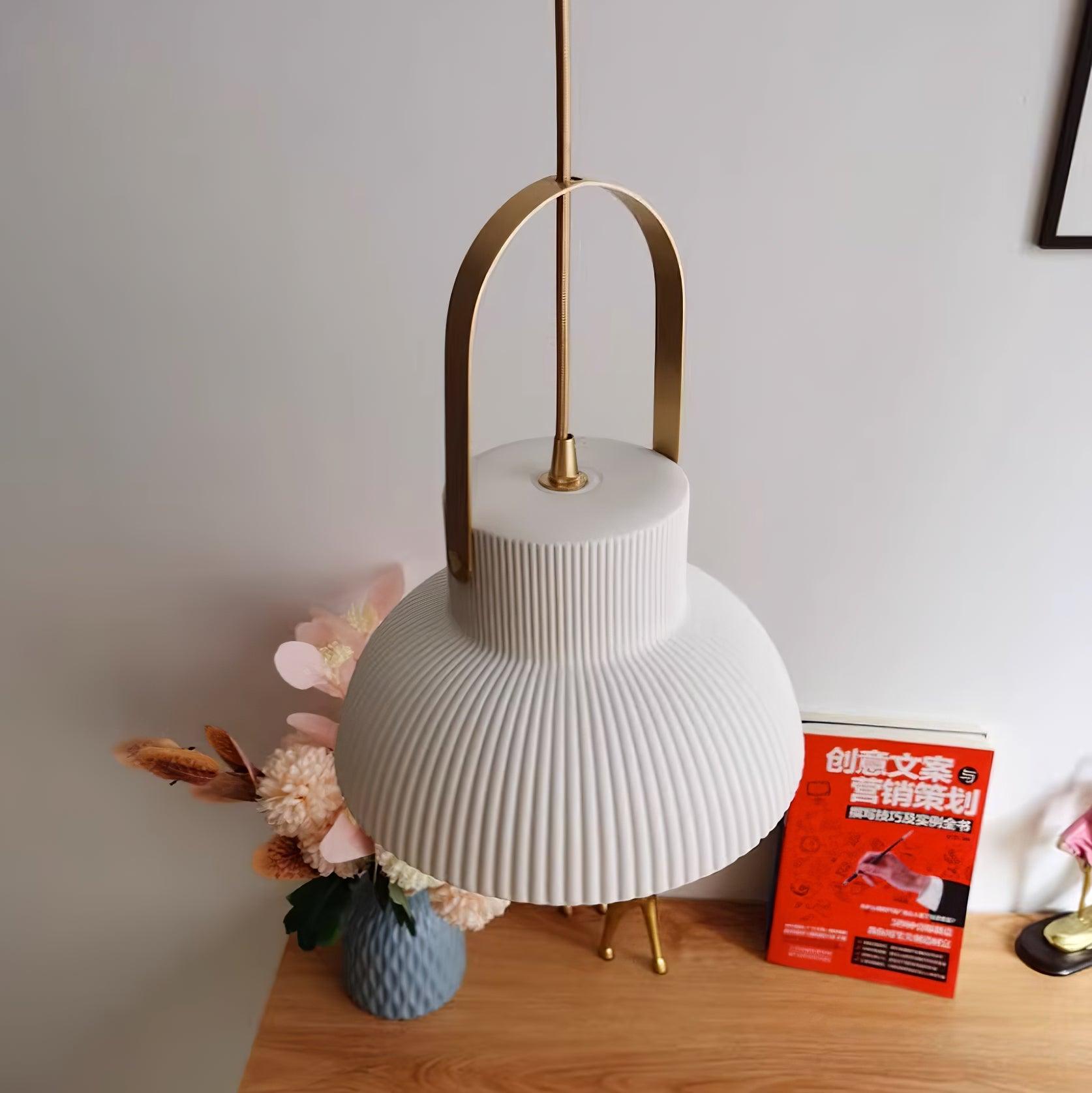 Keramische Ribvorm Hanglamp