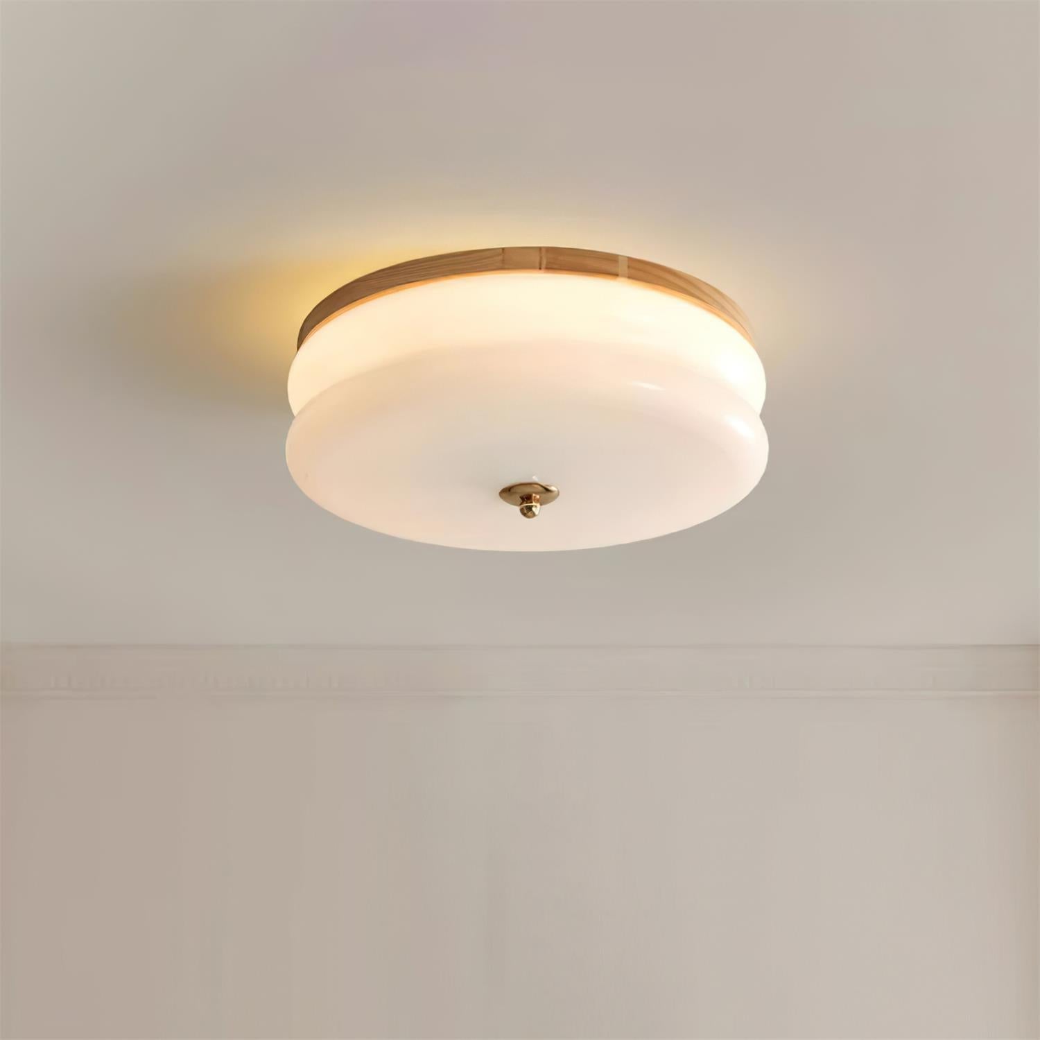 Art Deco Houtdesign Plafondlamp