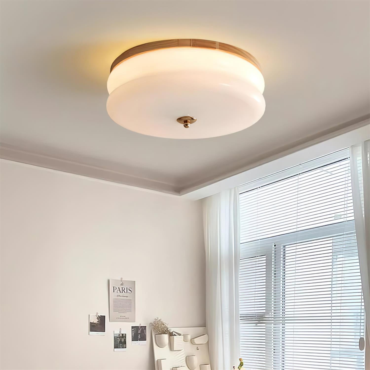 Art Deco Houtdesign Plafondlamp