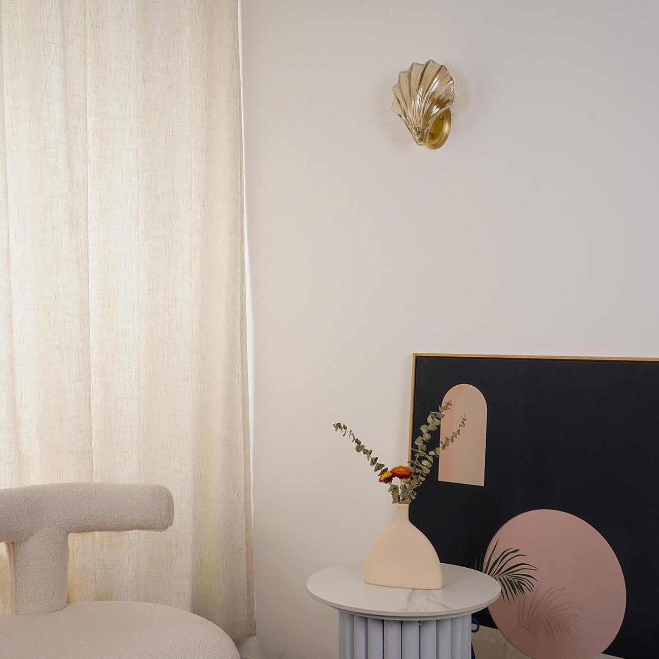 Sio Schelp Wandlamp
