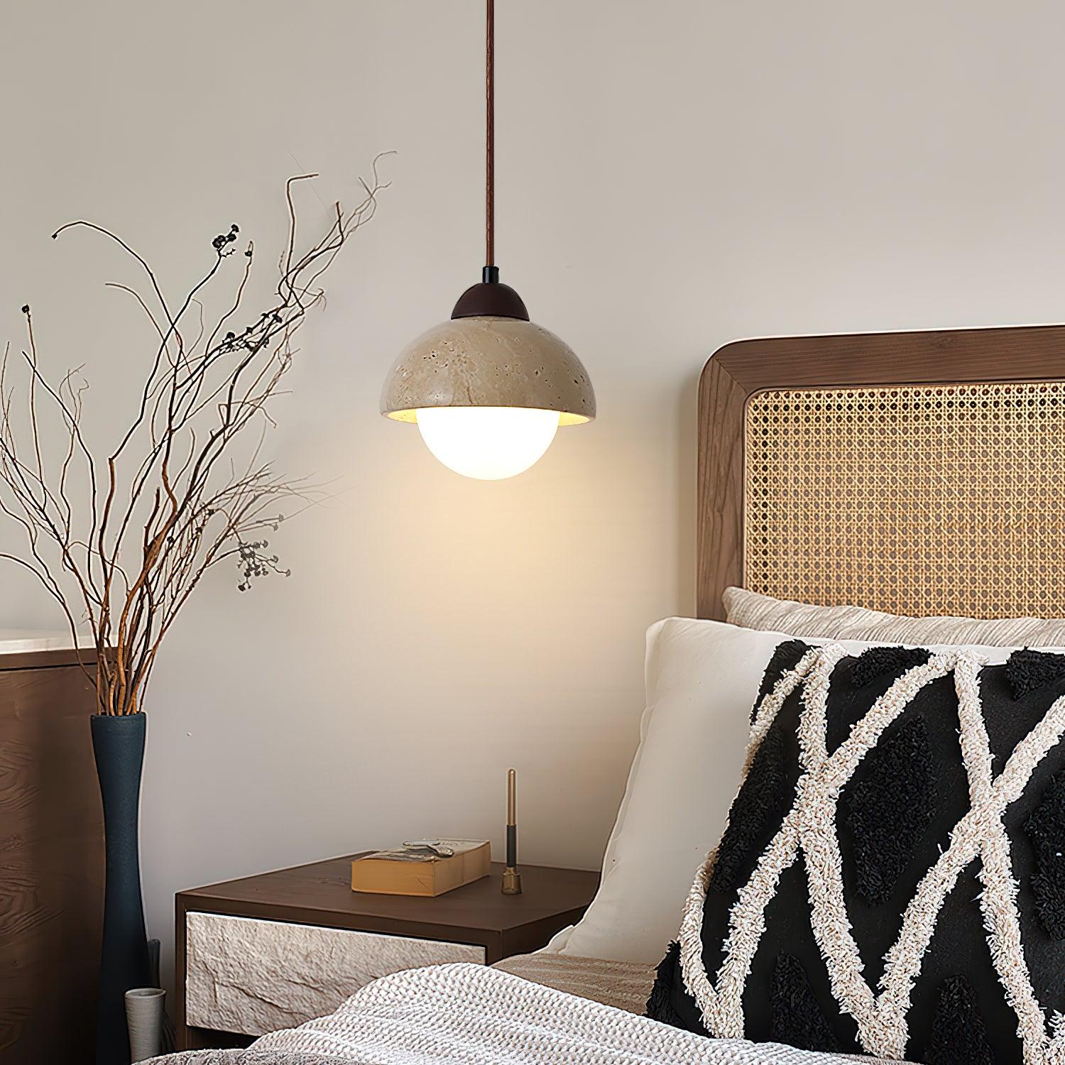 Delvoro Travertijn Hanglamp