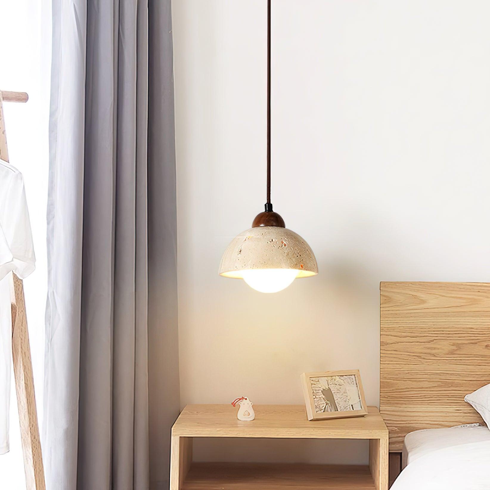 Delvoro Travertijn Hanglamp