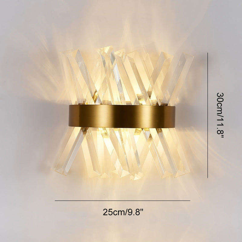 Virlen Kristal Wandlamp