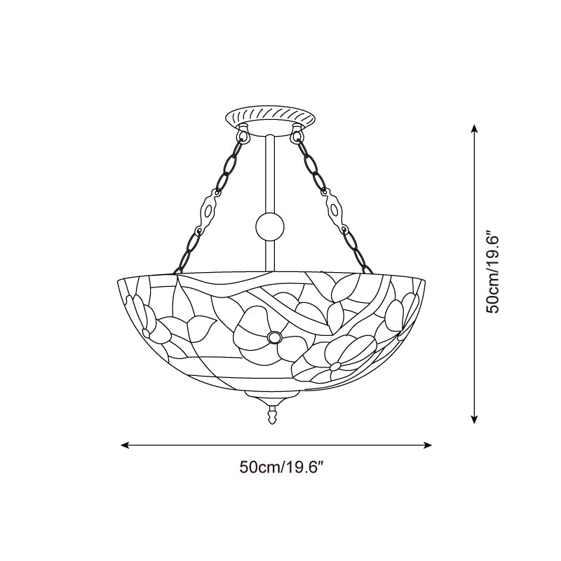 Lenna Tiffany Plafondlamp