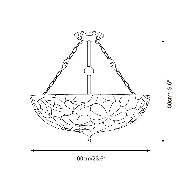 Lenna Tiffany Plafondlamp