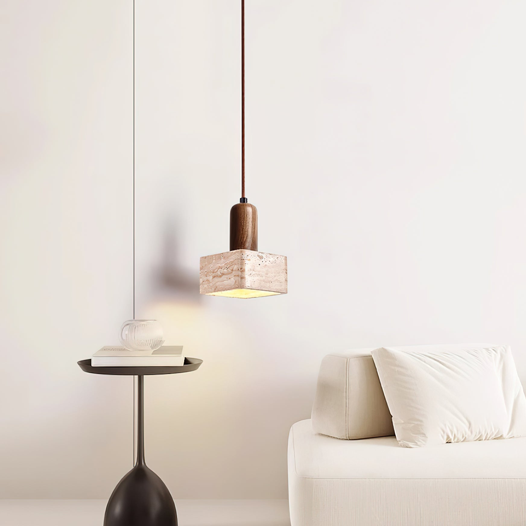 Osethra Travertijn Hanglamp