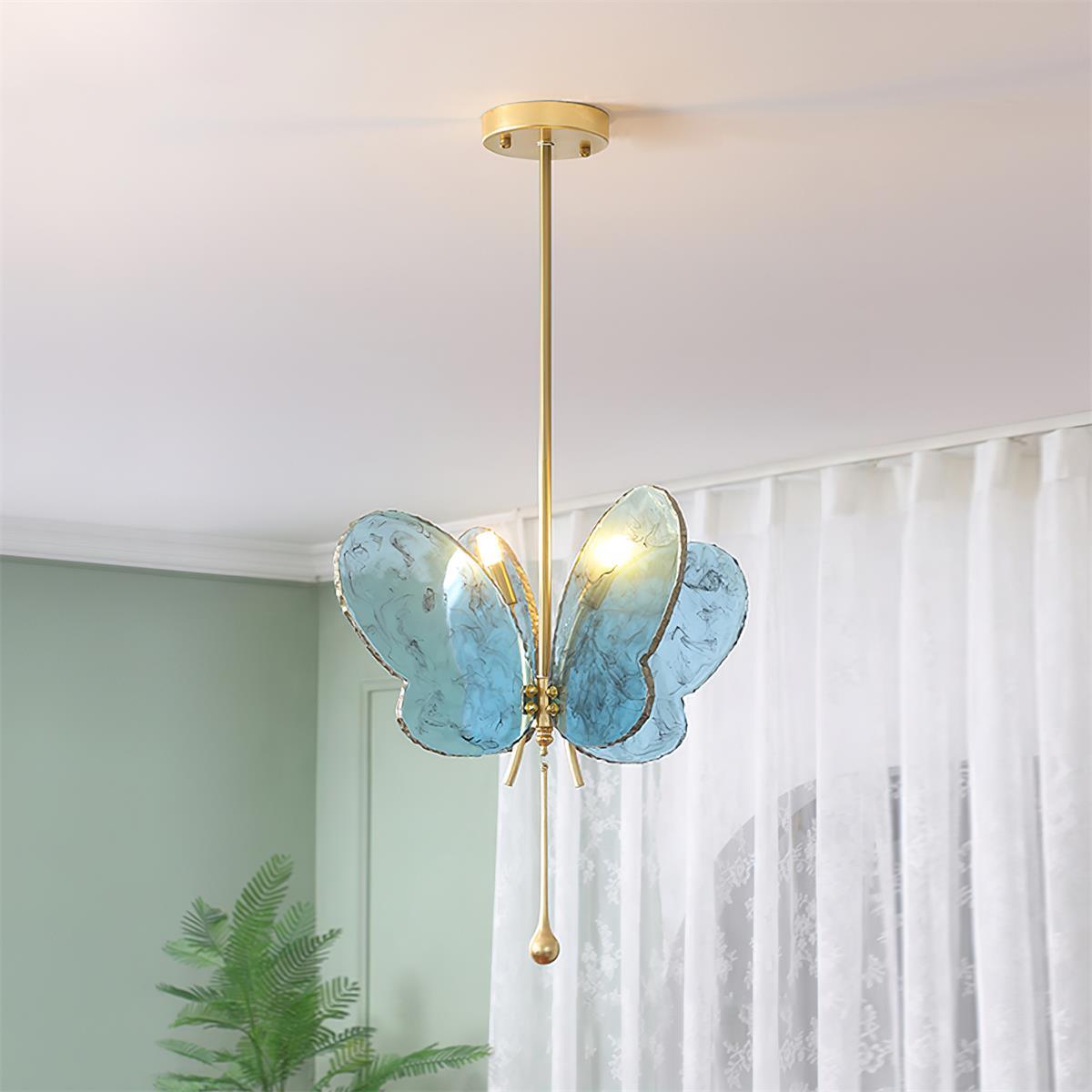 Tiffany Vlindervorm Hanglamp
