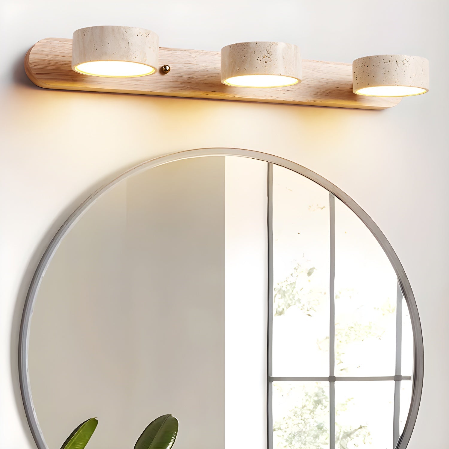 Zinzo Travertijn Wandlamp