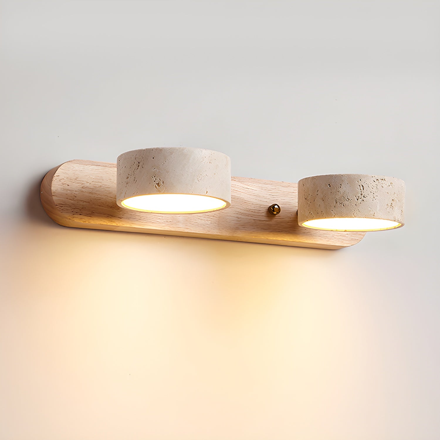 Zinzo Travertijn Wandlamp
