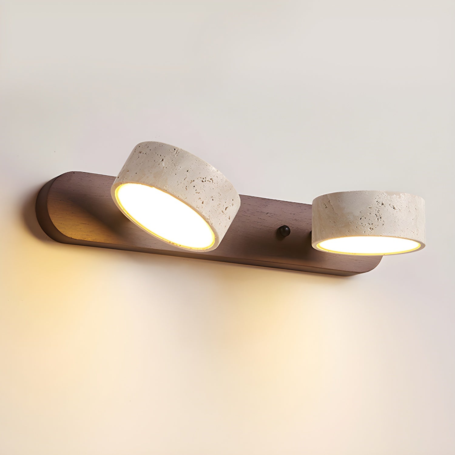 Zinzo Travertijn Wandlamp