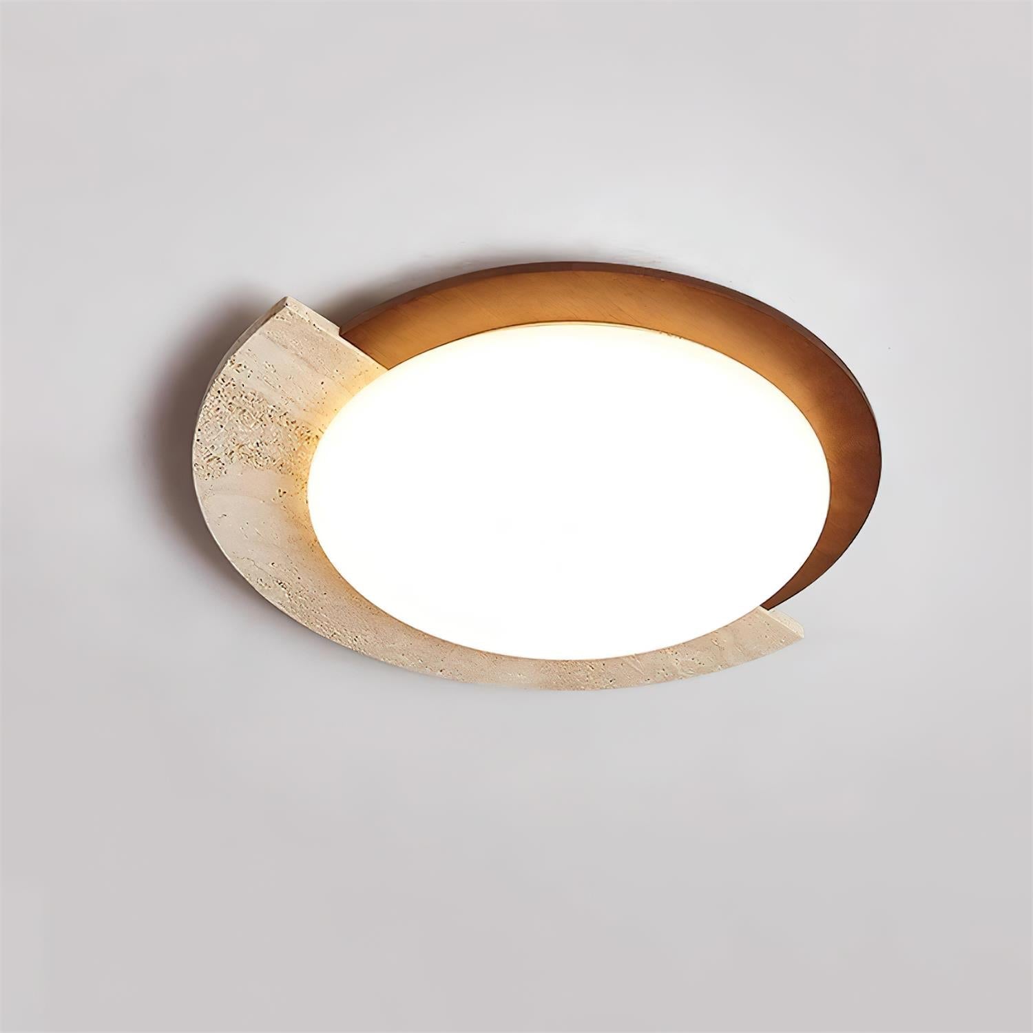Halfero Natuursteen Plafondlamp