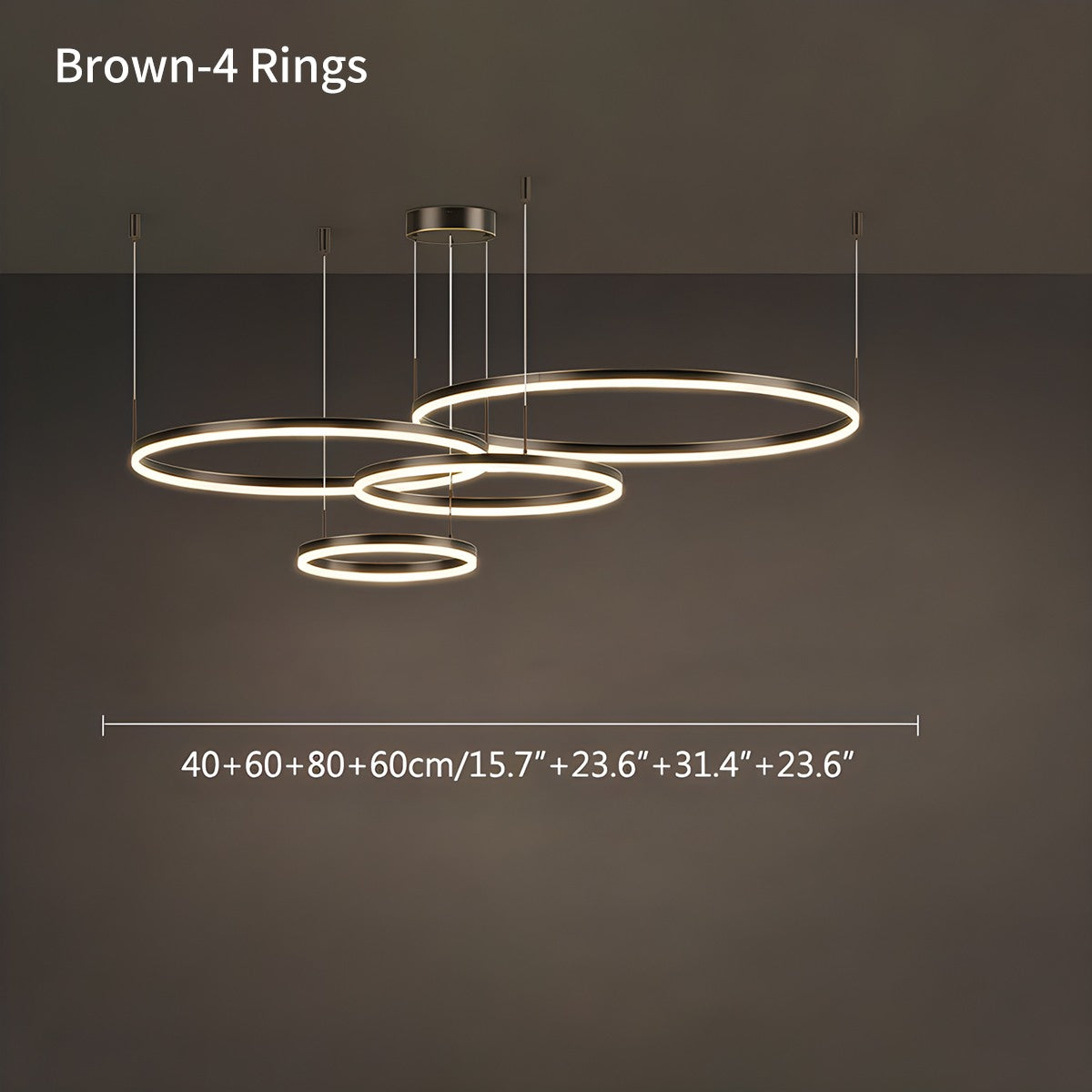 Circora Gelaagde Ringvorm Hanglamp