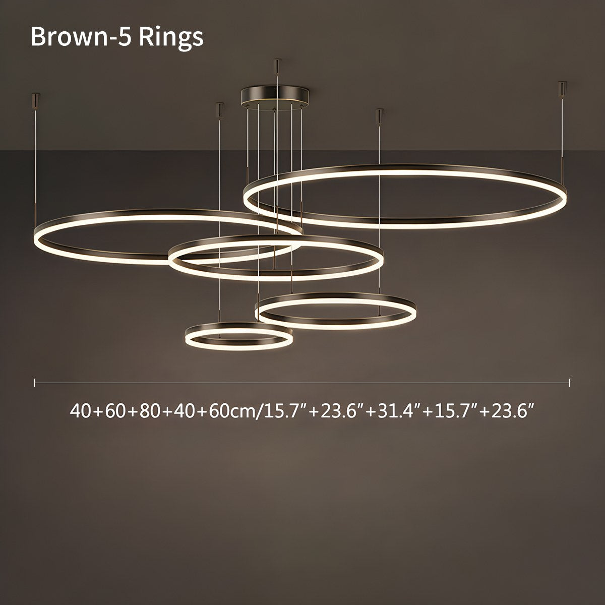 Circora Gelaagde Ringvorm Hanglamp