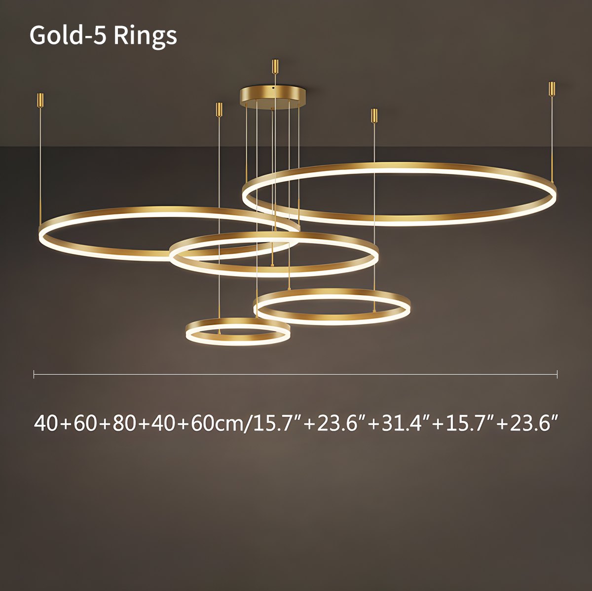 Circora Gelaagde Ringvorm Hanglamp