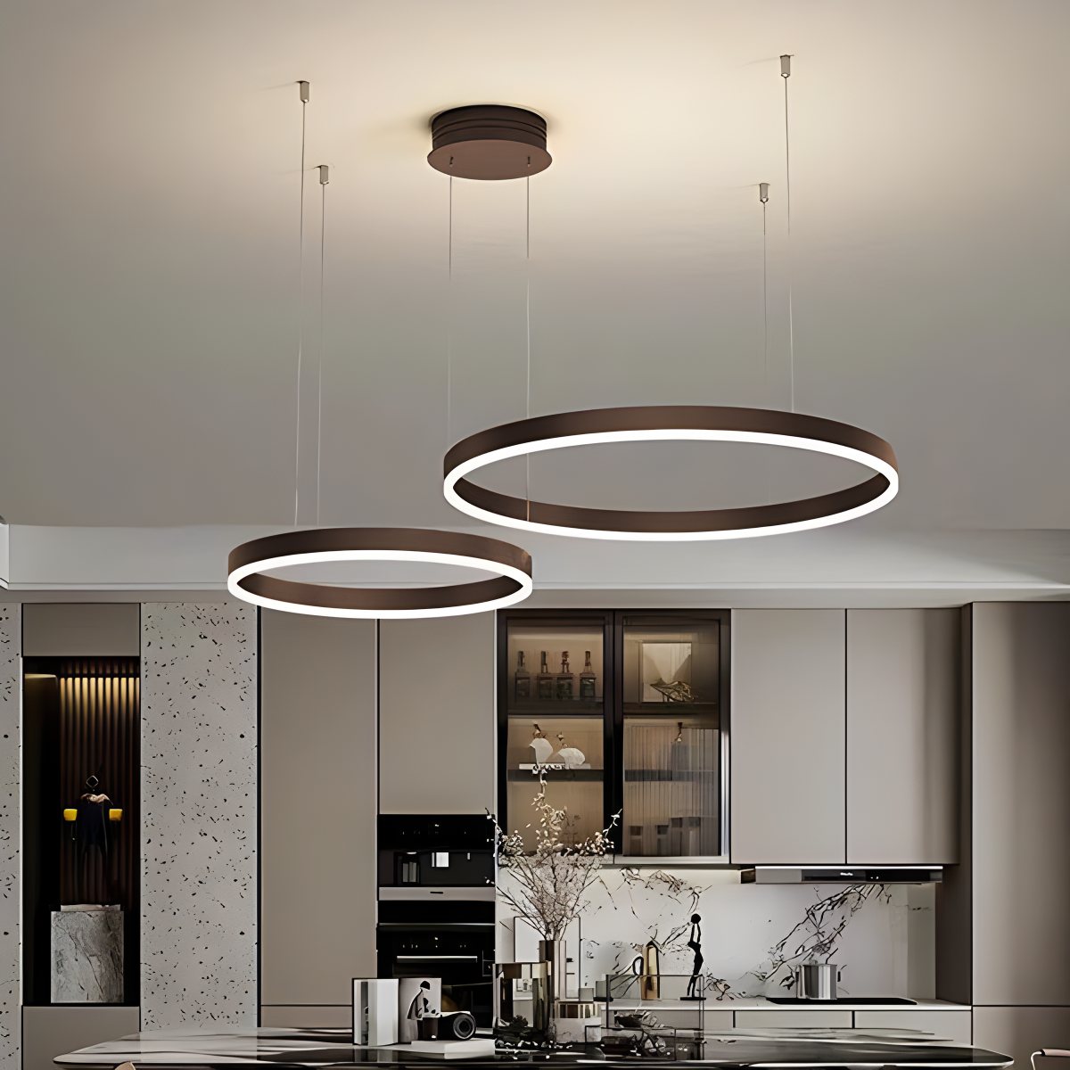 Circora Gelaagde Ringvorm Hanglamp