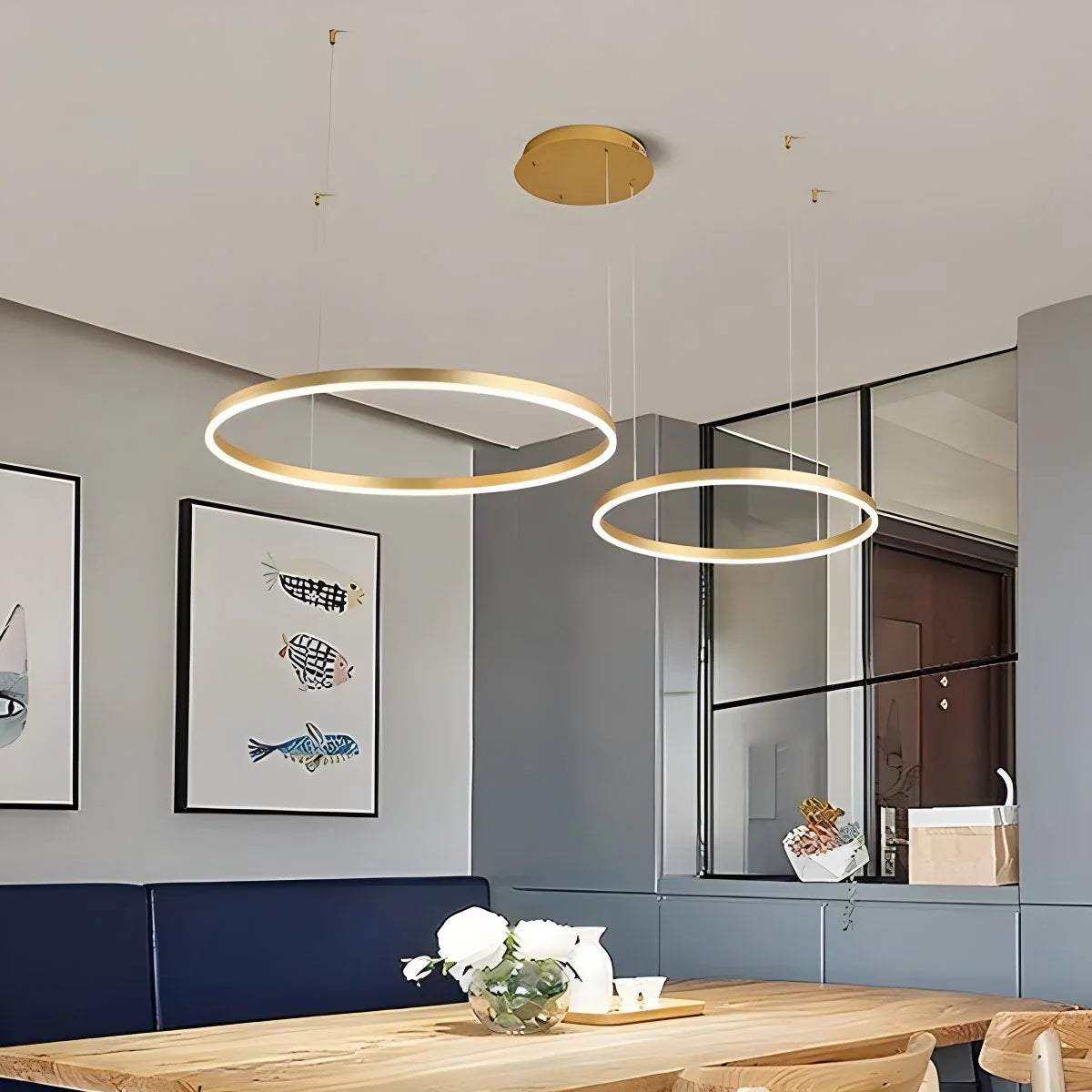 Circora Gelaagde Ringvorm Hanglamp