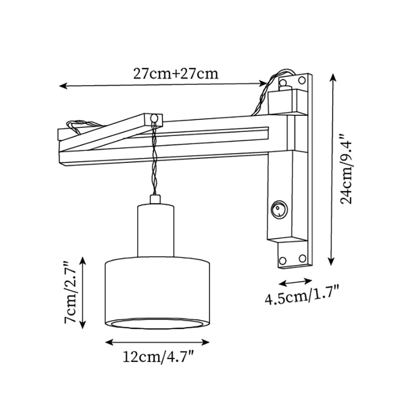 Zayevo Natuursteen Wandlamp