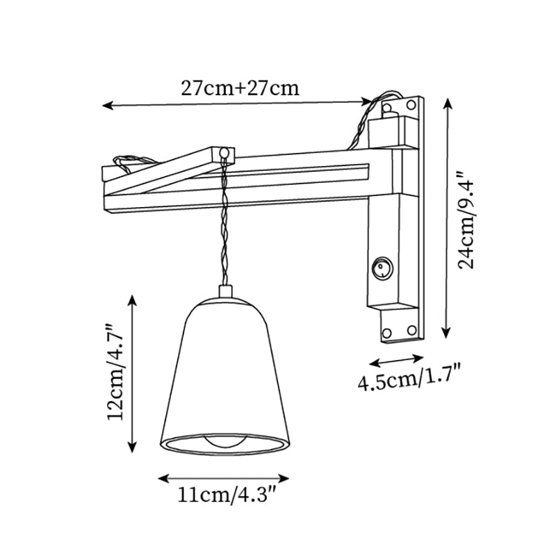 Zayevo Natuursteen Wandlamp