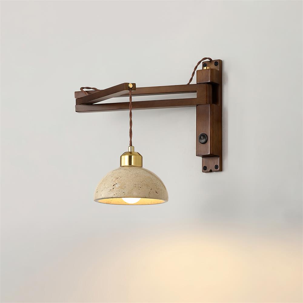 Zayevo Natuursteen Wandlamp