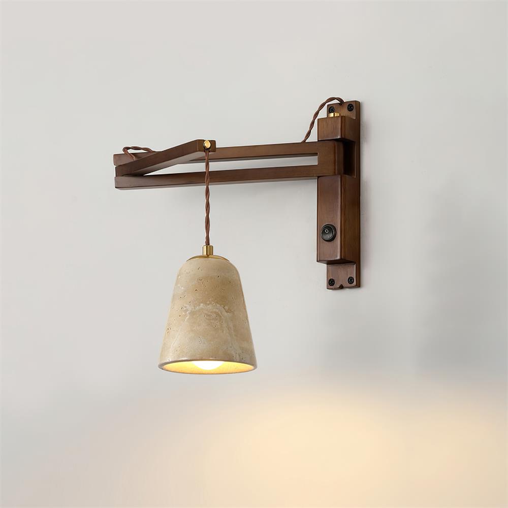 Zayevo Natuursteen Wandlamp