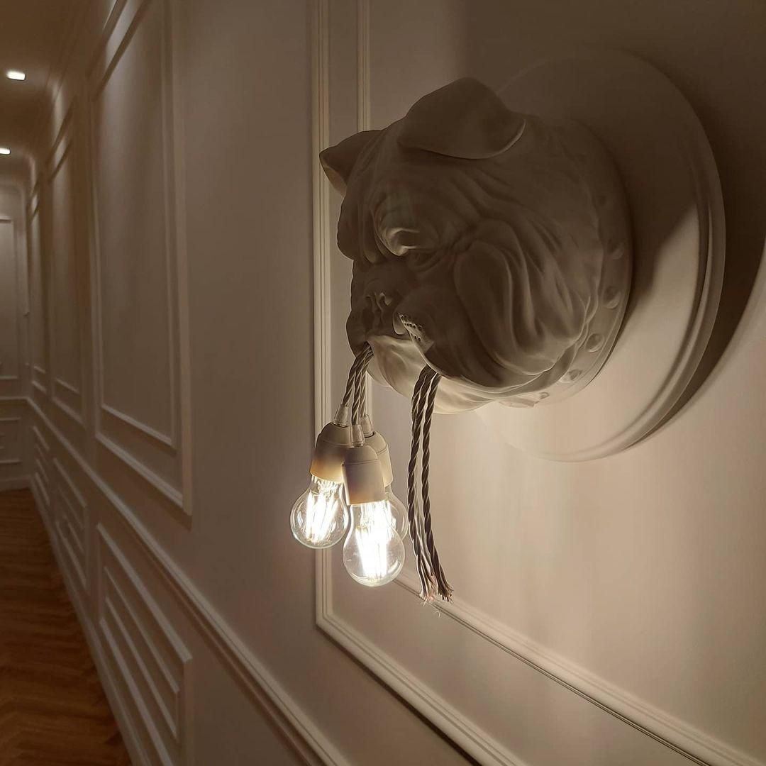 Bulldog Wandlamp