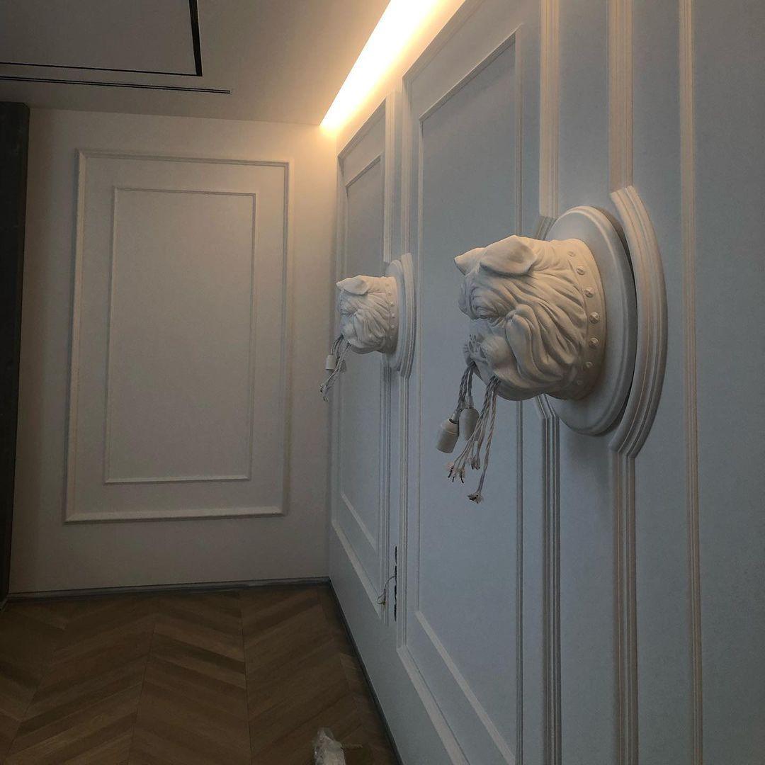 Bulldog Wandlamp