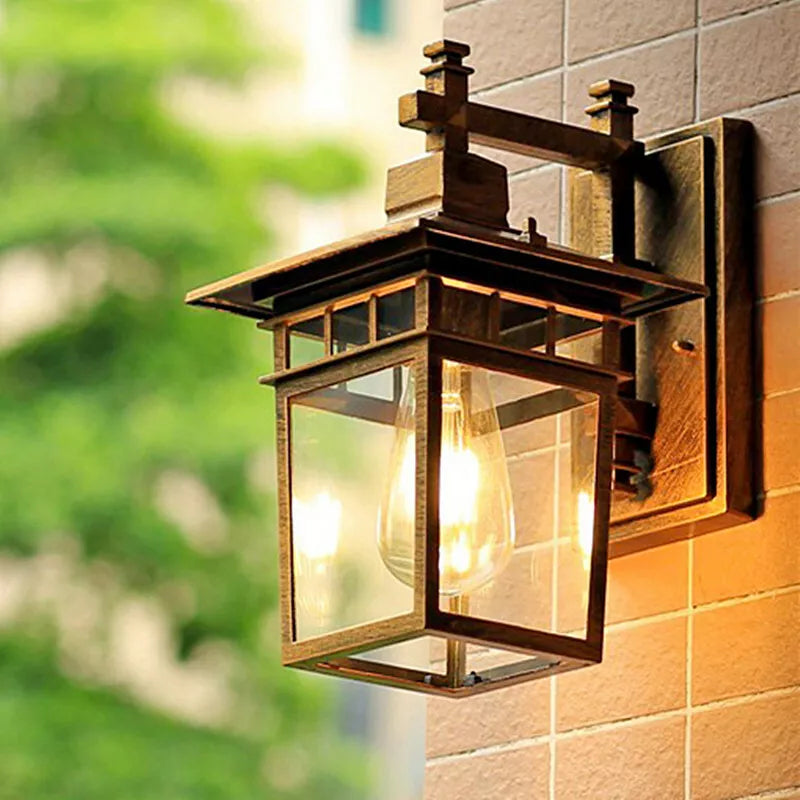 Silvax Lantaarn Outdoor Wandlamp