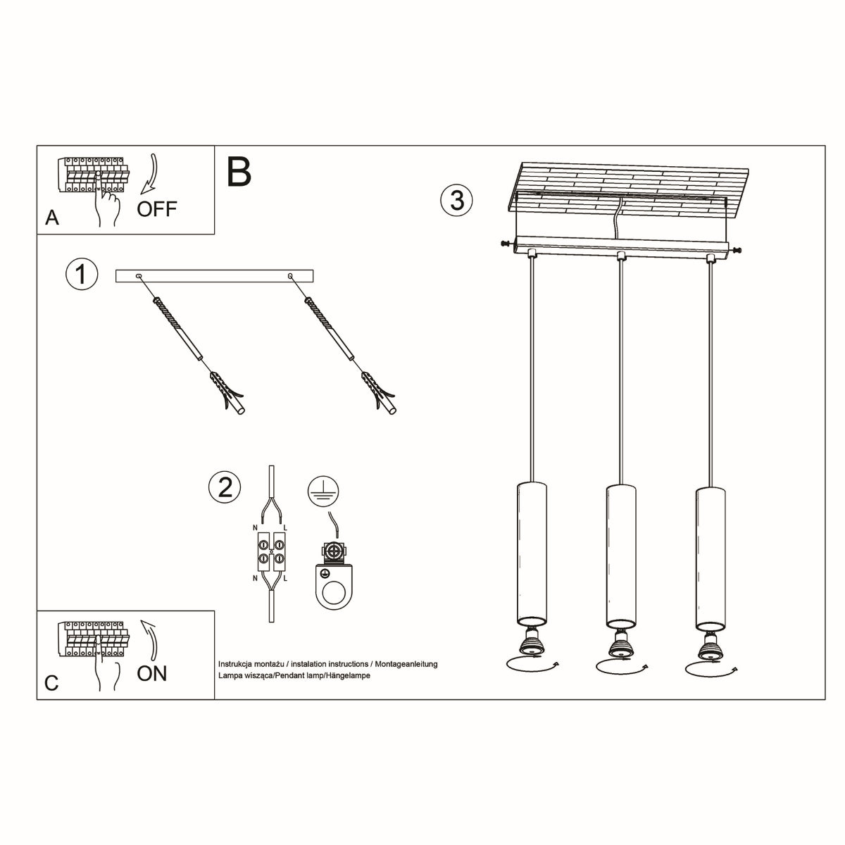 SOLAG Hanglamp